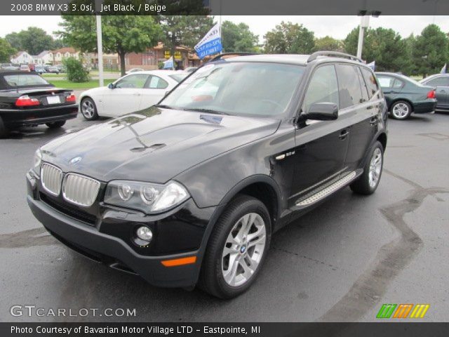 2008 BMW X3 3.0si in Jet Black
