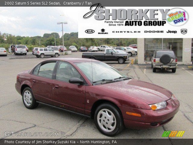 2002 Saturn S Series SL2 Sedan in Cranberry