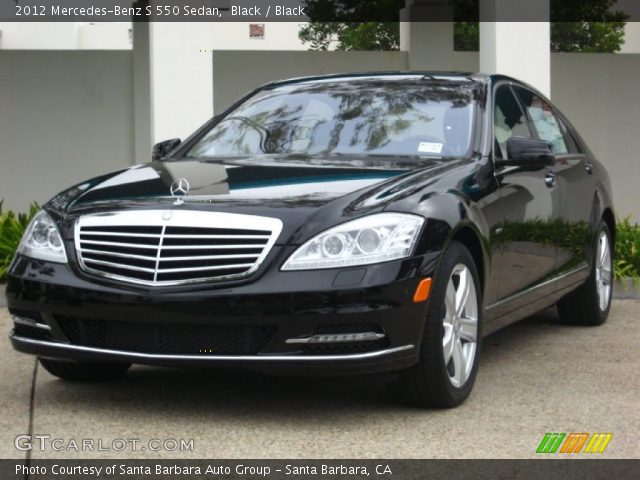 2012 Mercedes-Benz S 550 Sedan in Black