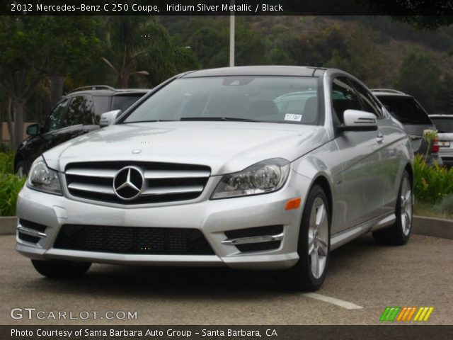 2012 Mercedes-Benz C 250 Coupe in Iridium Silver Metallic