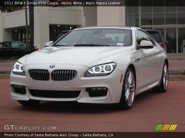 2012 BMW 6 Series 650i Coupe in Alpine White