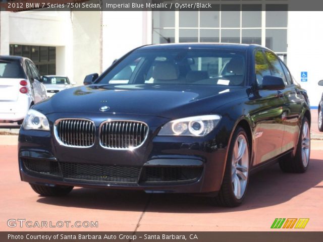 2012 BMW 7 Series 750i Sedan in Imperial Blue Metallic