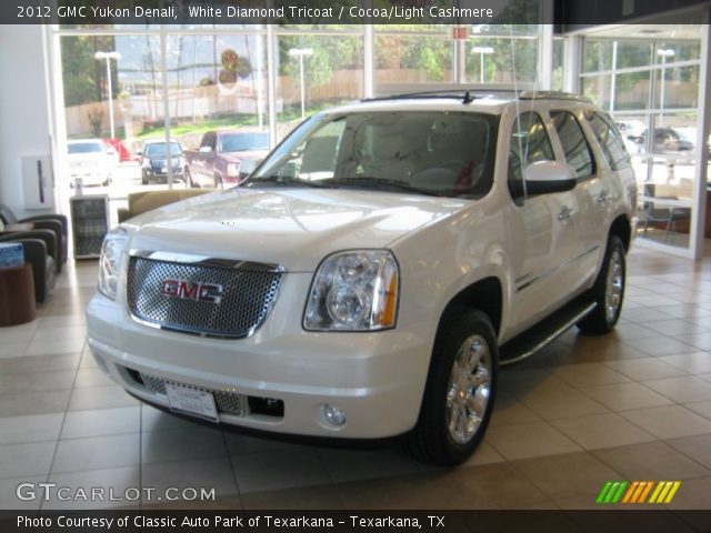 2012 GMC Yukon Denali in White Diamond Tricoat