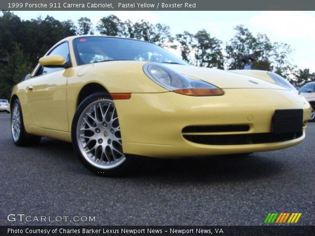 1999 Porsche 911 Carrera Cabriolet in Pastel Yellow