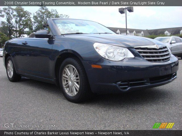 2008 Chrysler Sebring Touring Convertible in Modern Blue Pearl