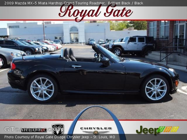 2009 Mazda MX-5 Miata Hardtop Grand Touring Roadster in Brilliant Black