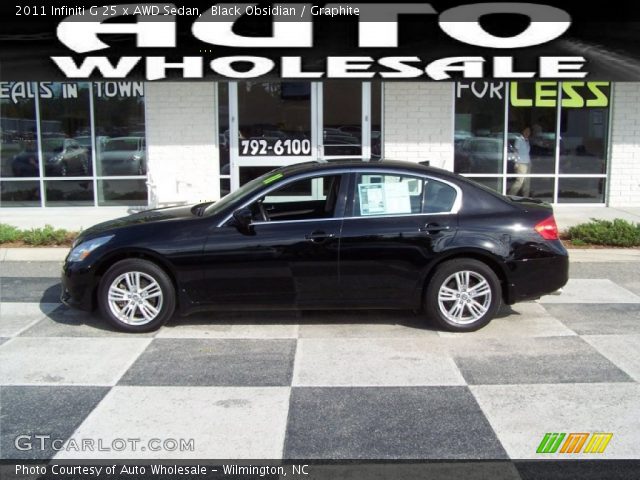 2011 Infiniti G 25 x AWD Sedan in Black Obsidian