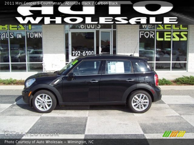 2011 Mini Cooper S Countryman in Absolute Black