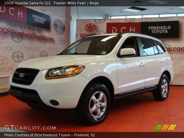 2008 Hyundai Santa Fe GLS in Powder White Pearl