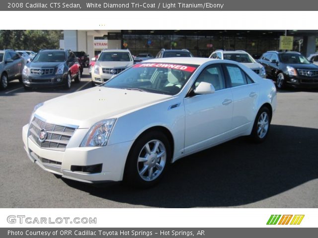 2008 Cadillac CTS Sedan in White Diamond Tri-Coat