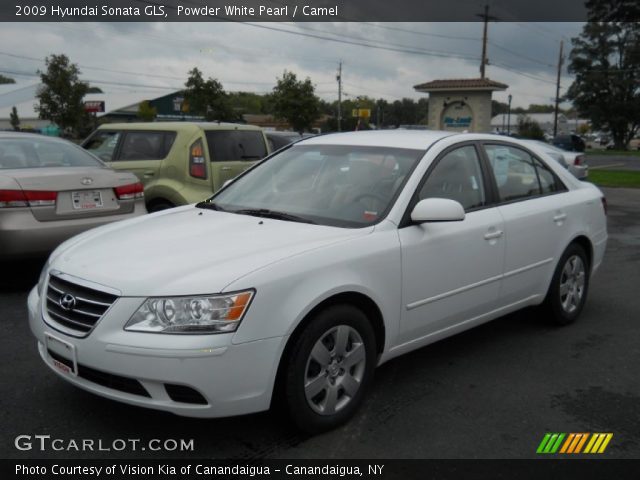 2009 Hyundai Sonata GLS in Powder White Pearl
