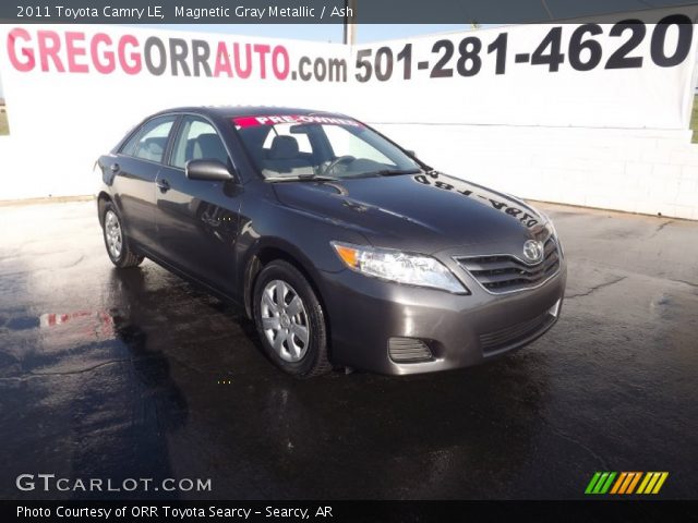 2011 Toyota Camry LE in Magnetic Gray Metallic