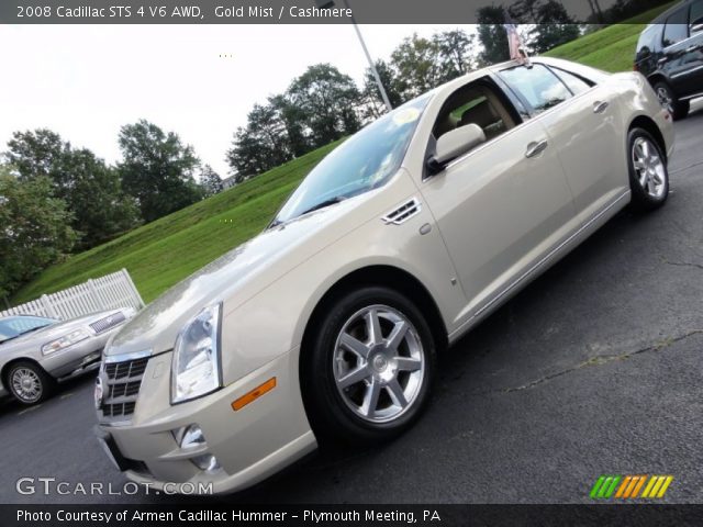 2008 Cadillac STS 4 V6 AWD in Gold Mist