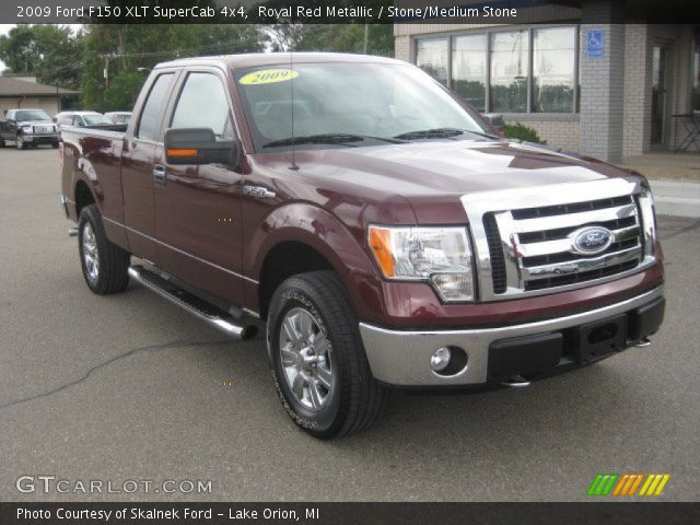 2009 Ford F150 XLT SuperCab 4x4 in Royal Red Metallic