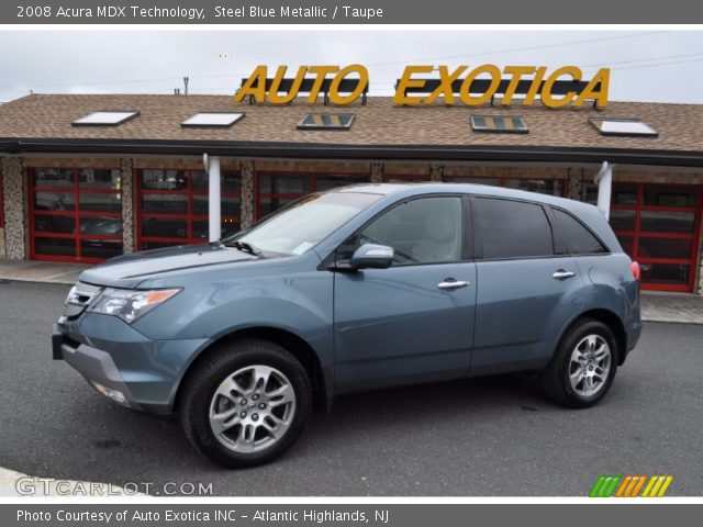 2008 Acura MDX Technology in Steel Blue Metallic