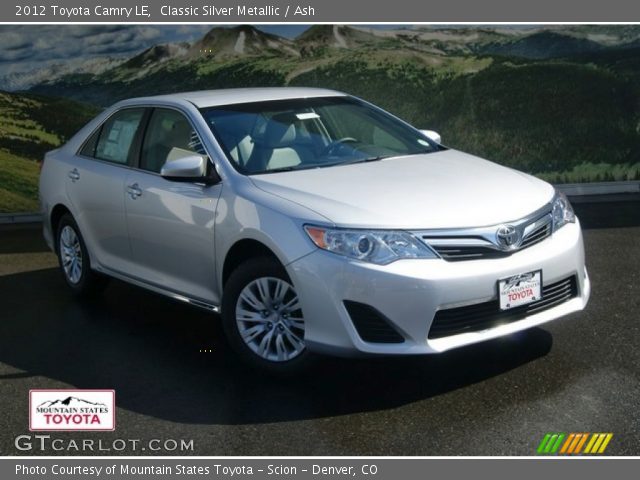2012 Toyota Camry LE in Classic Silver Metallic