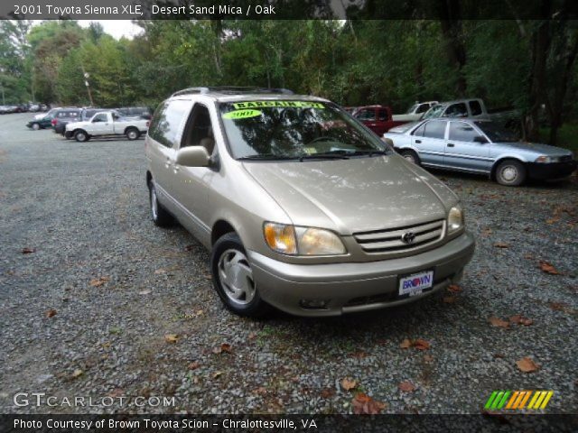 2001 Toyota Sienna XLE in Desert Sand Mica