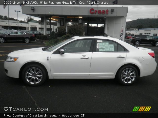 2012 Lincoln MKZ AWD in White Platinum Metallic Tri-Coat
