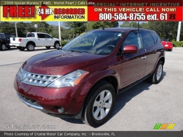 2006 Nissan Murano S AWD in Merlot Pearl