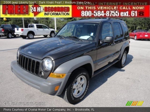 2006 Jeep Liberty Sport in Dark Khaki Pearl