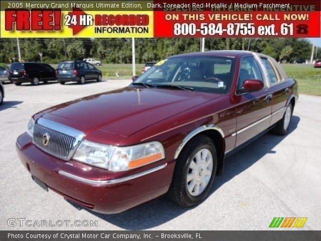 2005 Mercury Grand Marquis Ultimate Edition in Dark Toreador Red Metallic