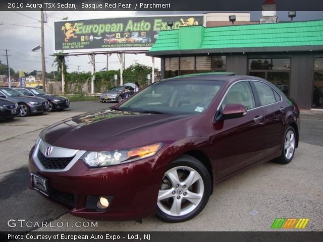 2010 Acura TSX Sedan in Basque Red Pearl