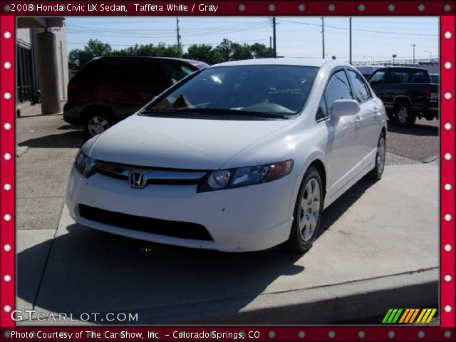 2008 Honda Civic LX Sedan in Taffeta White