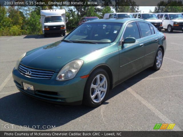 2003 Infiniti G 35 Sedan in Emerald Mist Metallic