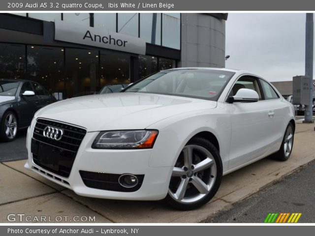 2009 Audi A5 3.2 quattro Coupe in Ibis White
