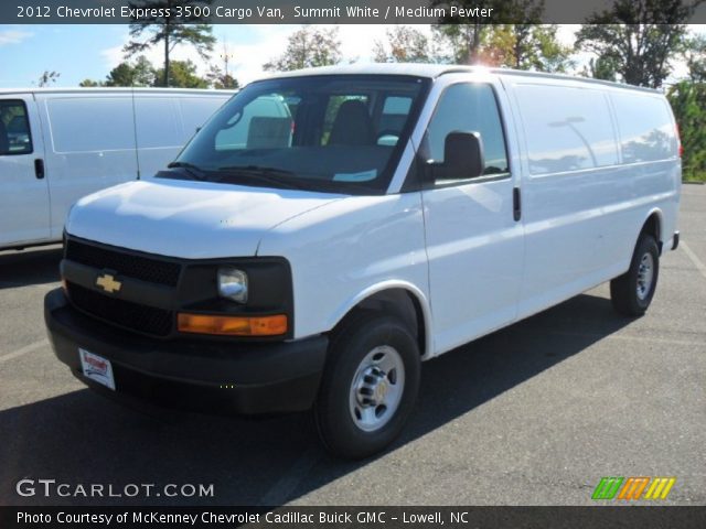 2012 Chevrolet Express 3500 Cargo Van in Summit White
