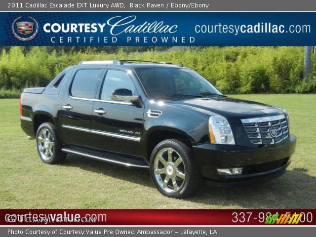 2011 Cadillac Escalade EXT Luxury AWD in Black Raven