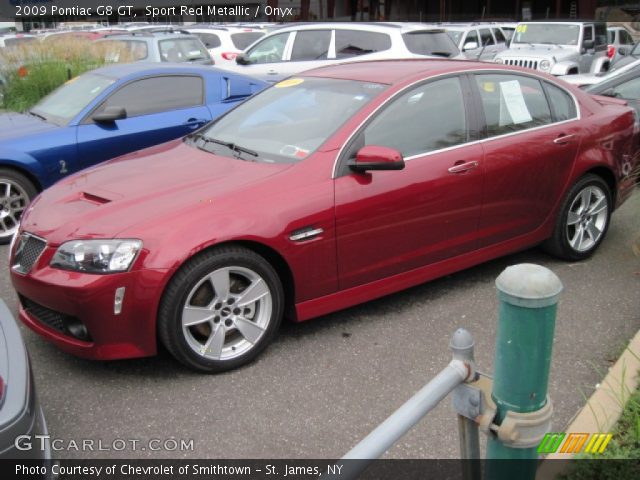2009 Pontiac G8 GT in Sport Red Metallic