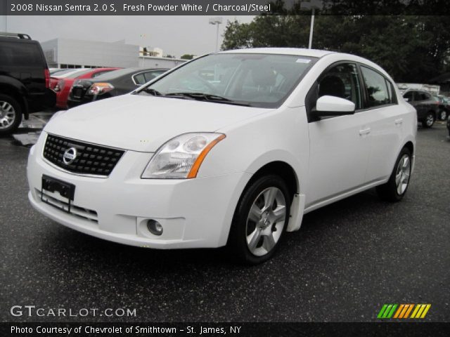 2008 Nissan Sentra 2.0 S in Fresh Powder White
