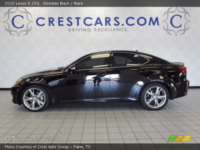 2010 Lexus IS 250 in Obsidian Black