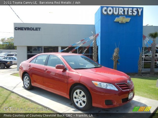 2011 Toyota Camry LE in Barcelona Red Metallic