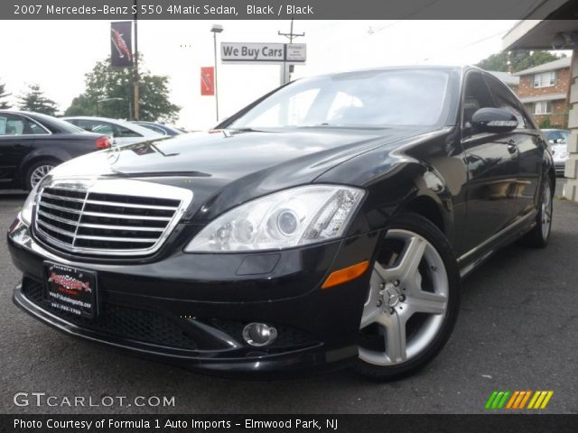 2007 Mercedes-Benz S 550 4Matic Sedan in Black