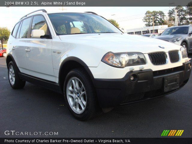 2004 BMW X3 2.5i in Alpine White