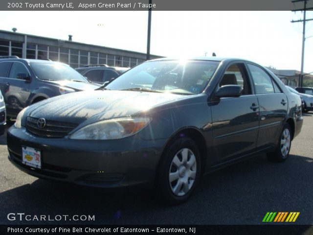 2002 Toyota Camry LE in Aspen Green Pearl