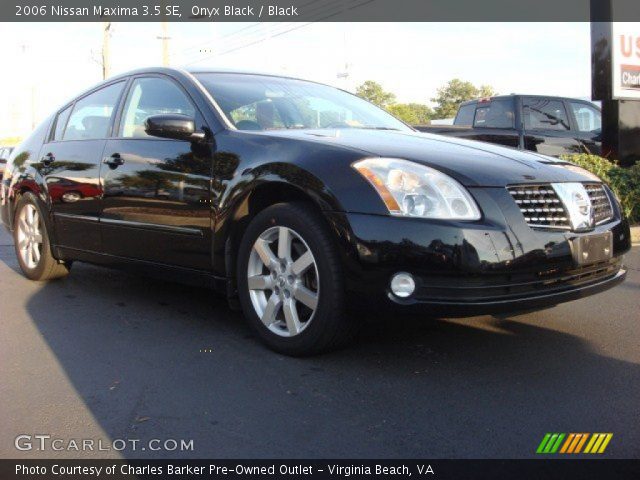 2006 Nissan Maxima 3.5 SE in Onyx Black