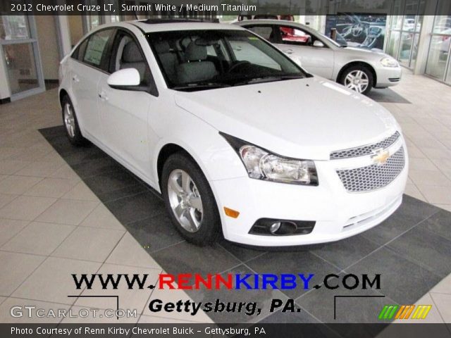 2012 Chevrolet Cruze LT in Summit White