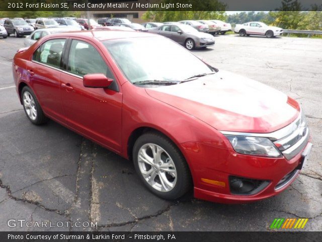 2012 Ford Fusion SE in Red Candy Metallic