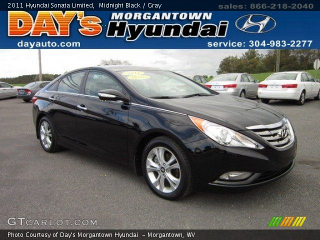 2011 Hyundai Sonata Limited in Midnight Black