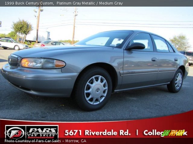 1999 Buick Century Custom in Platinum Gray Metallic