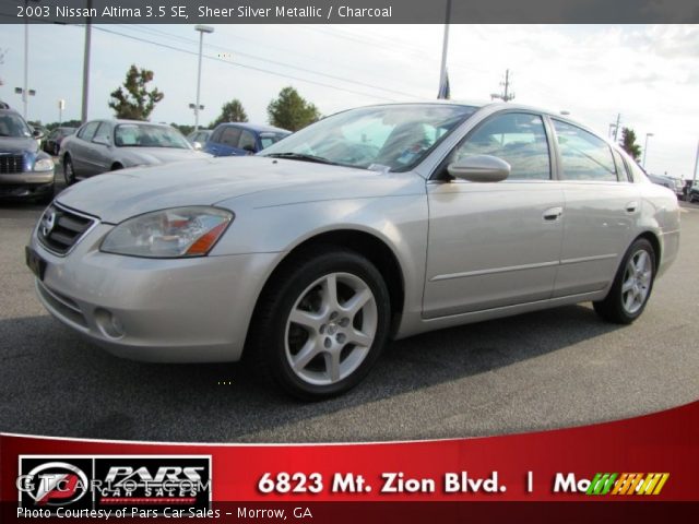 2003 Nissan Altima 3.5 SE in Sheer Silver Metallic