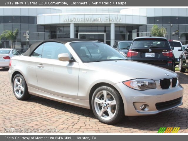 2012 BMW 1 Series 128i Convertible in Cashmere Silver Metallic
