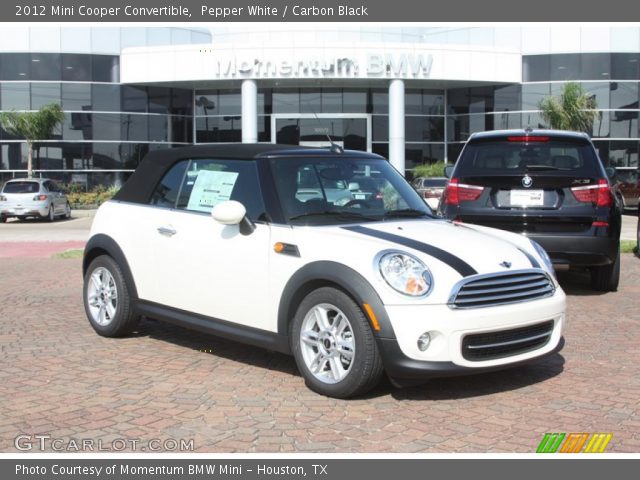 2012 Mini Cooper Convertible in Pepper White