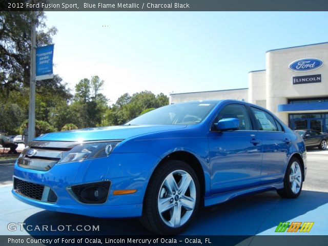 2012 Ford Fusion Sport in Blue Flame Metallic