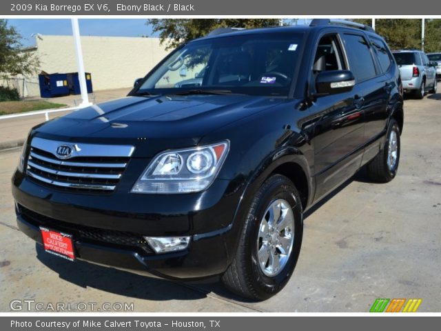 2009 Kia Borrego EX V6 in Ebony Black