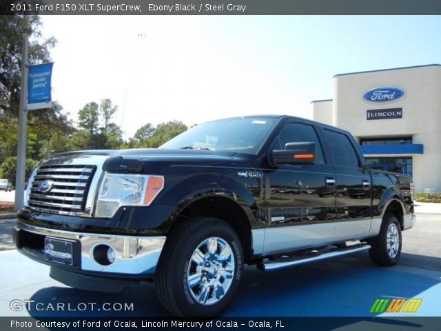 2011 Ford F150 XLT SuperCrew in Ebony Black