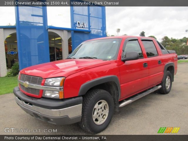 2003 Chevrolet Avalanche 1500 4x4 in Victory Red